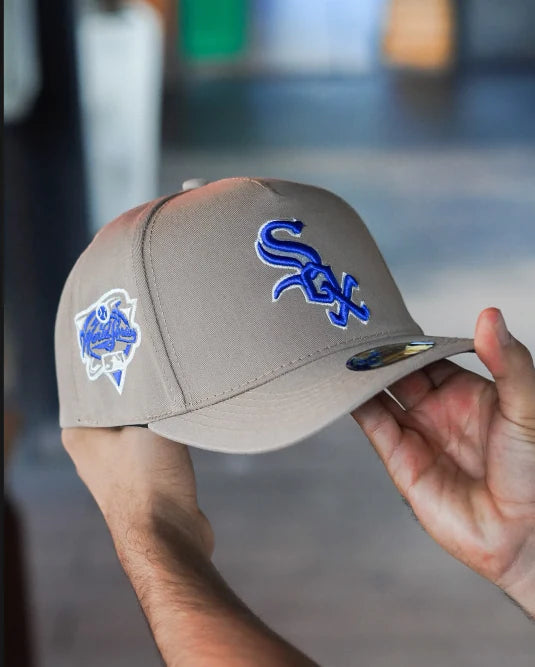 Gorra White Sox Taupe — Taupe · Azul rey
