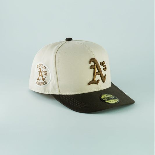 NewEra Beige/Marrón Oakland Athletics 1973