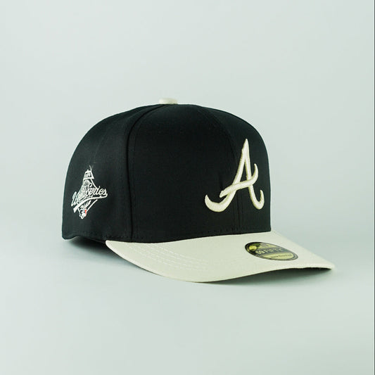 NewEra Negra/Beige Atlanta Braves