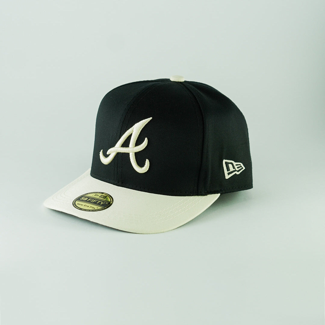 NewEra Negra/Beige Atlata Braves