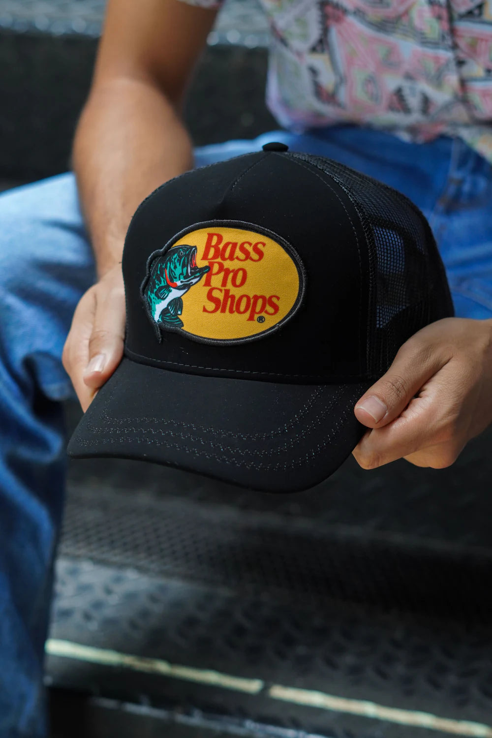 Gorra Bass Pro Shops Negra de Bass Pro Shops, colorway Negro · Amarillo