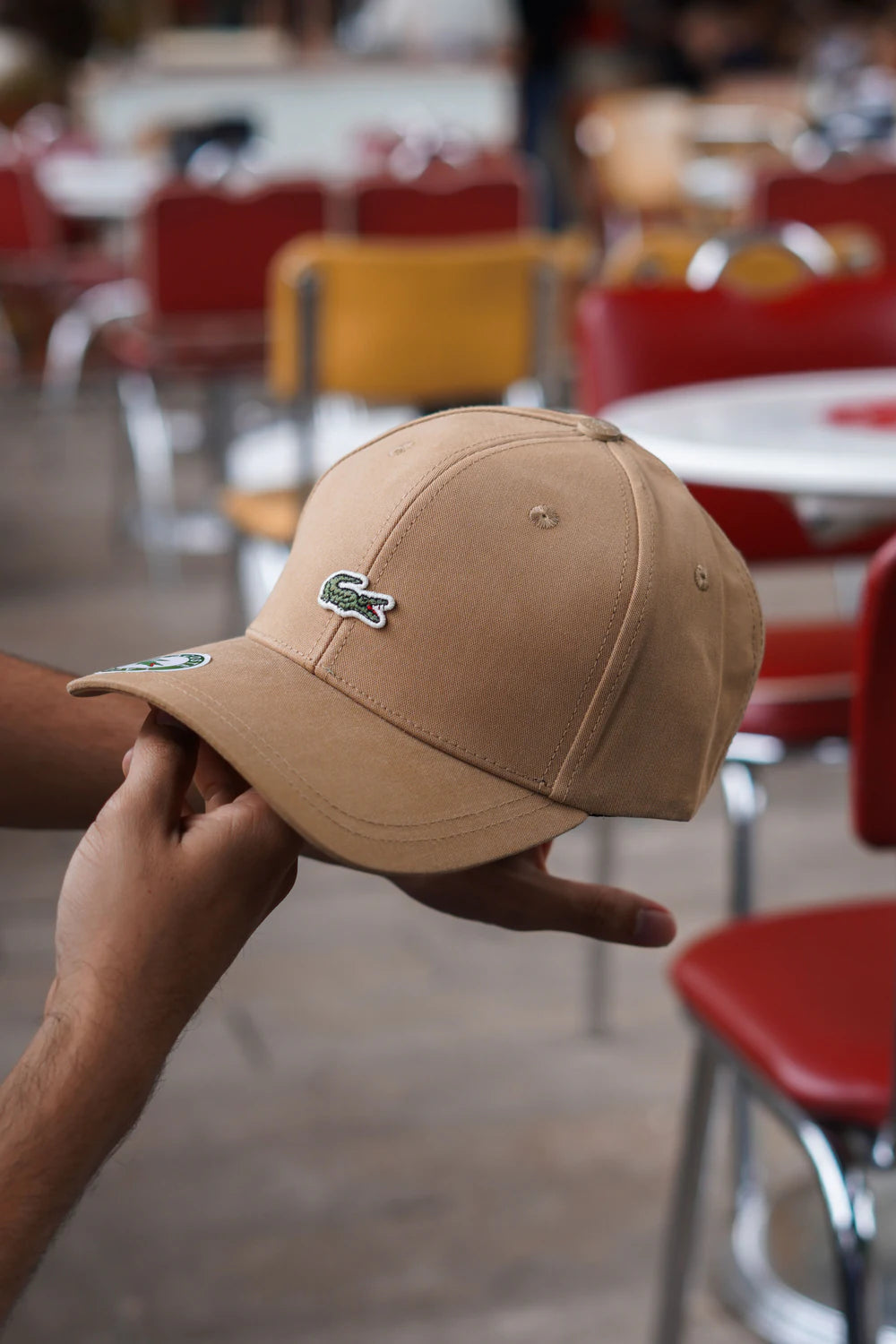 Gorra Lacoste Camel de Lacoste, colorway Camel · Verde