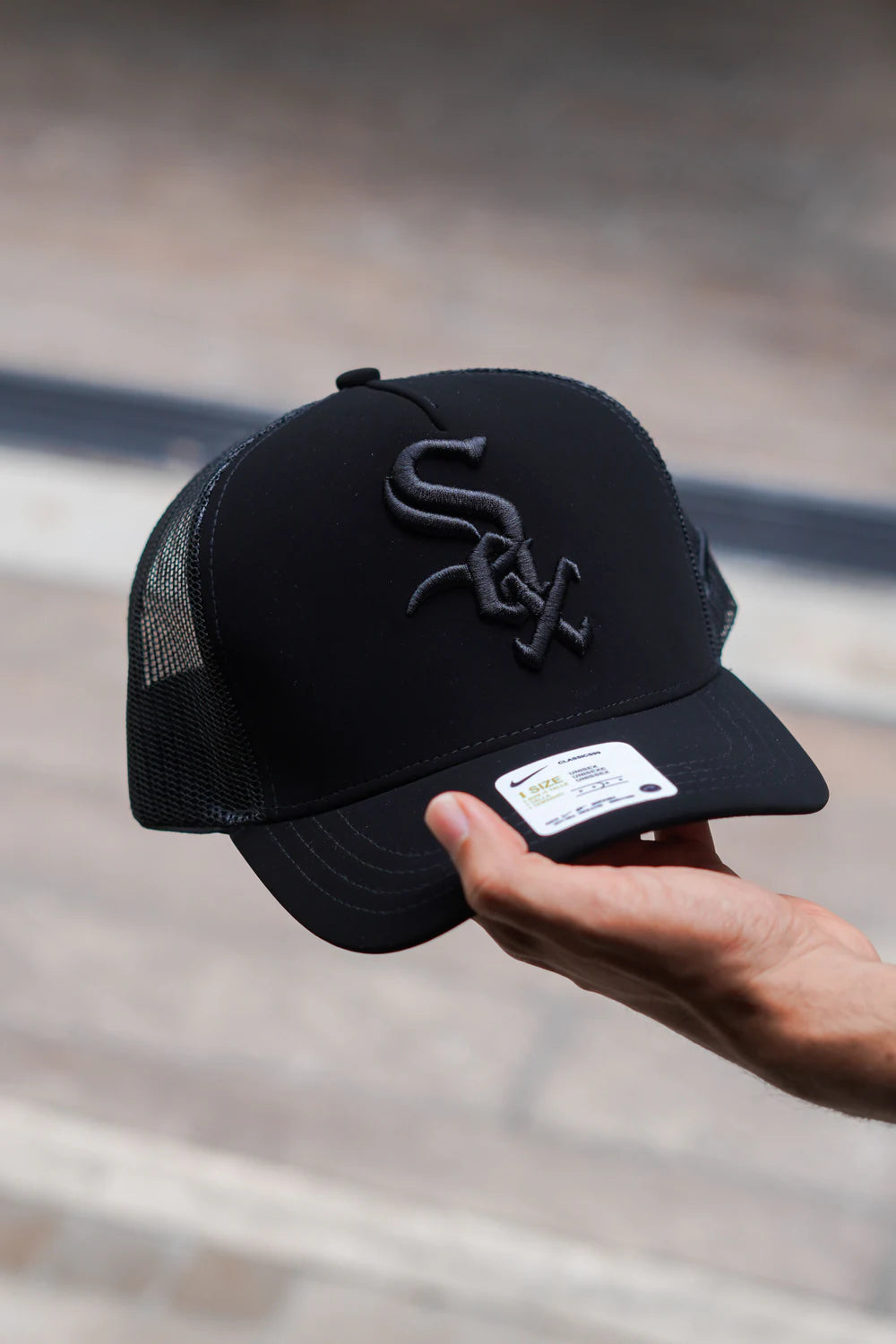 Gorra White Sox Trucker Negra de Chicago White Sox, colorway Negro · Gris oscuro